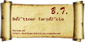 Büttner Tarzícia névjegykártya